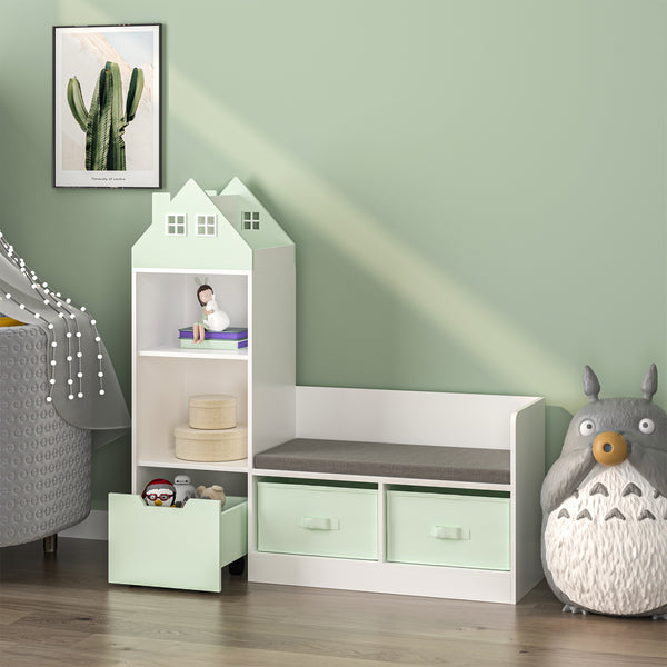 Kinderrek met zitbank Vipsali 100x99x30 cm [en.casa]
