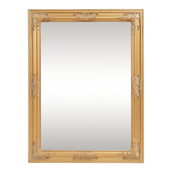 Miroir mural Punkalaidun au style baroque 80 x 60 cm or [en.casa] 