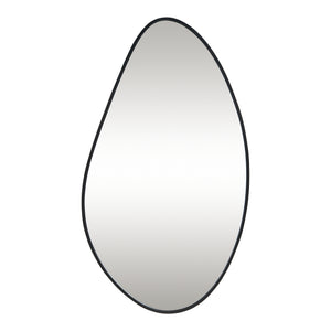 Miroir mural Orland 82 x 46 cm noir [en.casa]