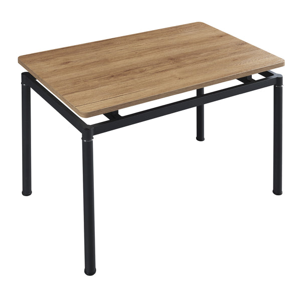 Eetkamerset tafel Hemnes 100x60 cm met stoelen Lexnitz 5-delig [en.casa]
