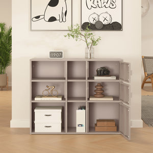 Archiefkast Kliri 81x100x32 cm camel [en.casa] 