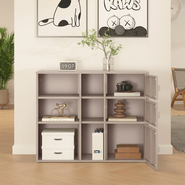 Archiefkast Kliri 81x100x32 cm camel [en.casa] 