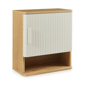 Armoire suspendue de salle de bains Ferrersp 50 x 45 x 24 cm effet chêne / sable [en.casa] 