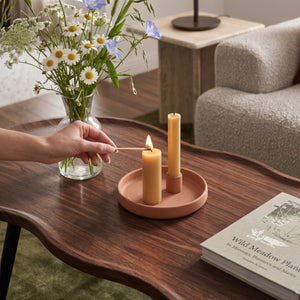 Table basse Ken 100 x 60 x 47 cm aspect noyer [en.casa]