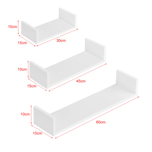 Wandplank Vennesla set van 3 - 3 varianten