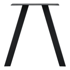 Set de 2 Pieds de Table Métal Noir ou Gris Acier Plusieurs Tailles [en.casa]