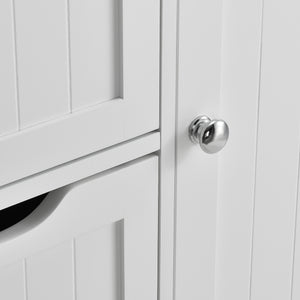 [en.casa] Badkamerkast Locust 81x55x30 cm MDF wit