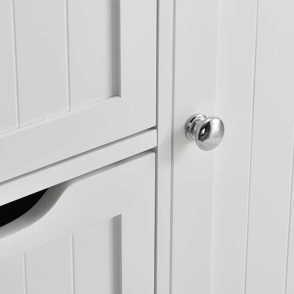 [en.casa] Badkamerkast Locust 81x55x30 cm MDF wit