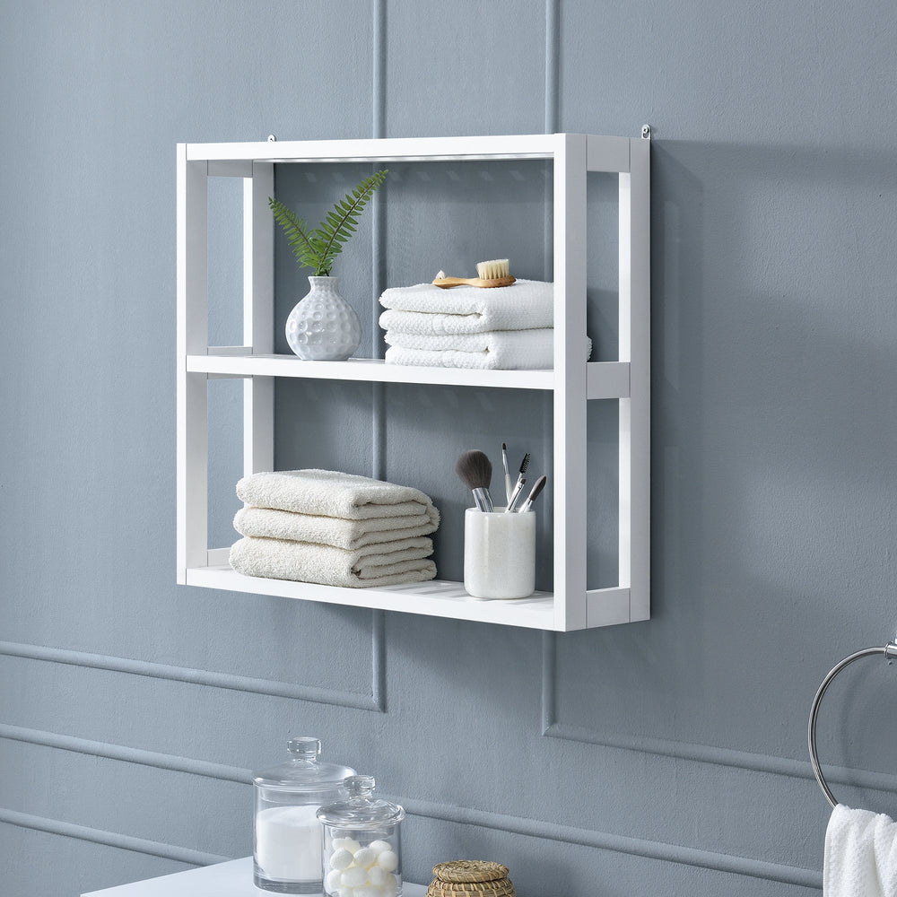 Armoire de salle de bain Anderlecht 54x60x15 cm étagère avec 3 tablettes blanc en.casa - premiumXL