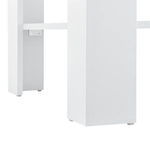 Table Basse de Salon Aachen 60 x 60 x 40 cm Blanc [en.casa] 