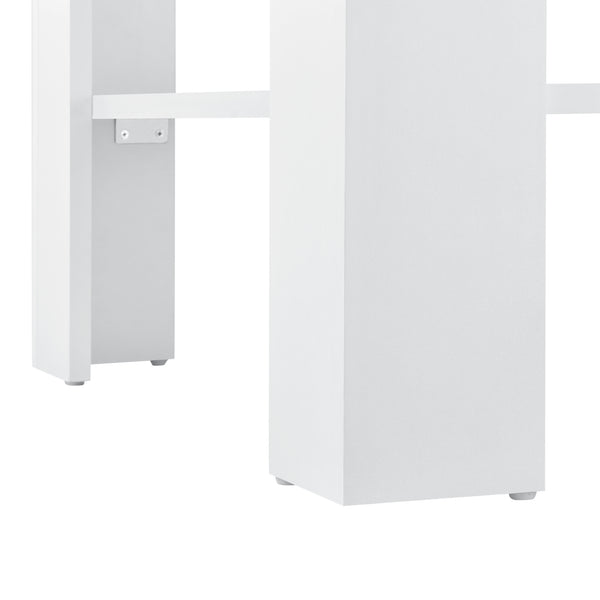 Table Basse de Salon Aachen 60 x 60 x 40 cm Blanc [en.casa] 