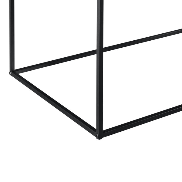Table Console en Métal Plusieurs tailles Noir Mat [en.casa]