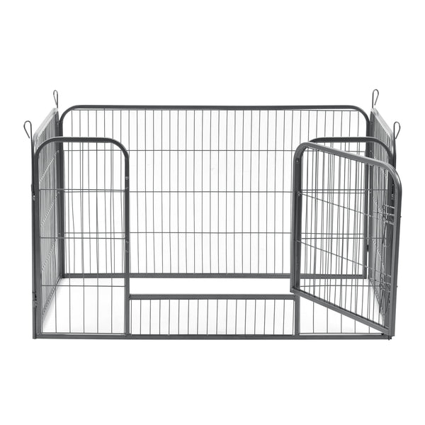 Hondenren puppyren met 4 kennelpanelen 70 cm hoog