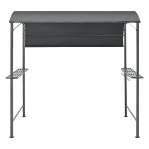 Tonnelle de Barbecue Pyrgos 215 x 220 x 140 cm Anthracite Gris Foncé [en.casa]