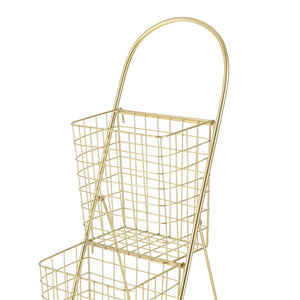Bloempot trap ladder Hensies 106,5x26,5x55 cm messing