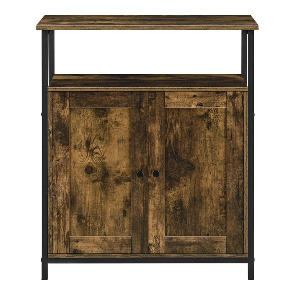 Commode Aremark pour Salon 79 x 60 x 30 cm Noir Effet Bois Foncé [en.casa]