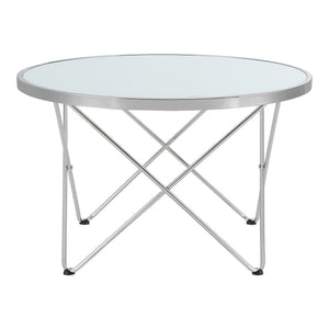 Table basse Nikkeby ronde métal [en.casa]