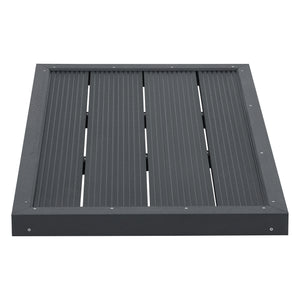 Plaque de base Nürtingen antidérapant pour douche de jardin et piscine 101 x 63 x 5,5 cm [en.casa]