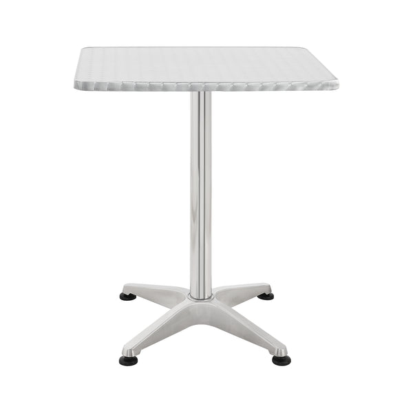 Table de bistrot carrée Järpen à hauteur réglable 75 cm / 115 cm [en.casa]