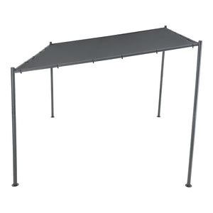 [en.casa] Paviljoen Carunchio partytent 3x2,85x2-24,8 m donkergrijs