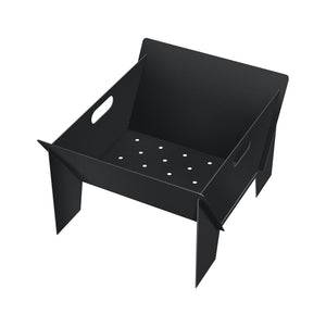 [casa.pro] Vuurfkorf Eidskog voor buiten 28,5x46x40 cm zwart