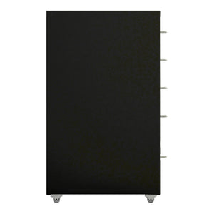 Caisson de bureau Kökar à roulettes avec 5 tiroirs 69 x 28 x 41 cm [en.casa]