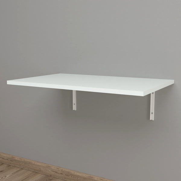 Table murale Klepp rabattable 72 x 45 cm blanc [en.casa]