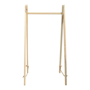 Portemanteau Løkken pliable pin 100 x 50 x 40 cm naturel [en.casa]