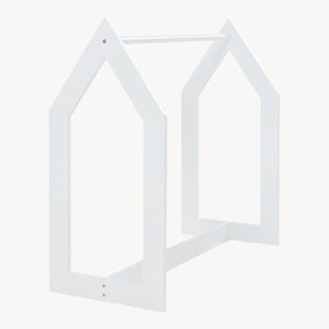 Portant à vêtements Værløse de forme cabane pour enfant 78 x 75 x 35 cm blanc [en.casa]