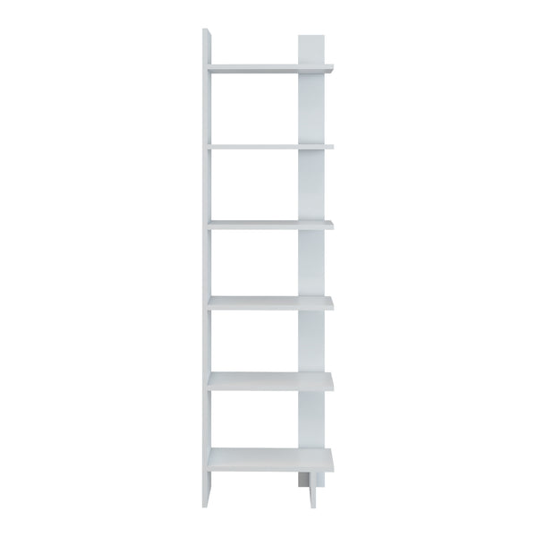 [en.casa] Boekenkast Midtdjurs schap 170x47x21 cm wit