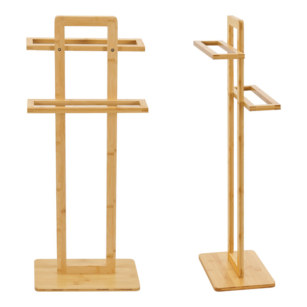 [en.casa] Handdoekrek Træna 85x33,5x20 cm bamboe