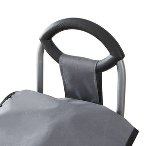 Chariot de courses Nørre 36 litres 93 x 32 x 30 cm gris foncé / noir [en.casa]