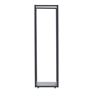 [en.casa] Brandhout rek Tornved houtopslag 35x35x120 cm zwart