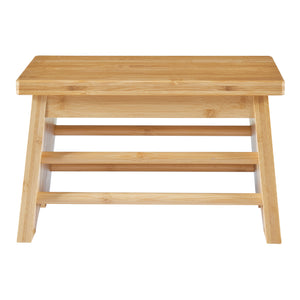 [en.casa] Opstapje Ryslinge 33x21,5x20 cm bamboe max 100 kg