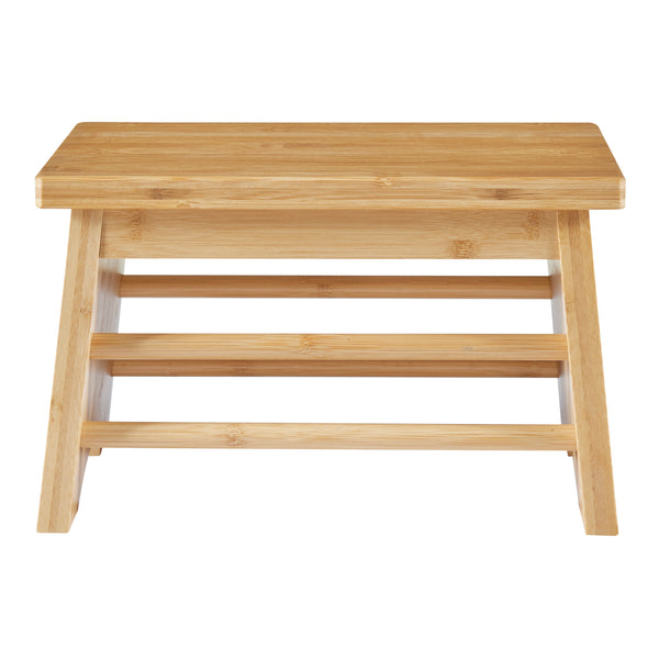 [en.casa] Opstapje Ryslinge 33x21,5x20 cm bamboe max 100 kg