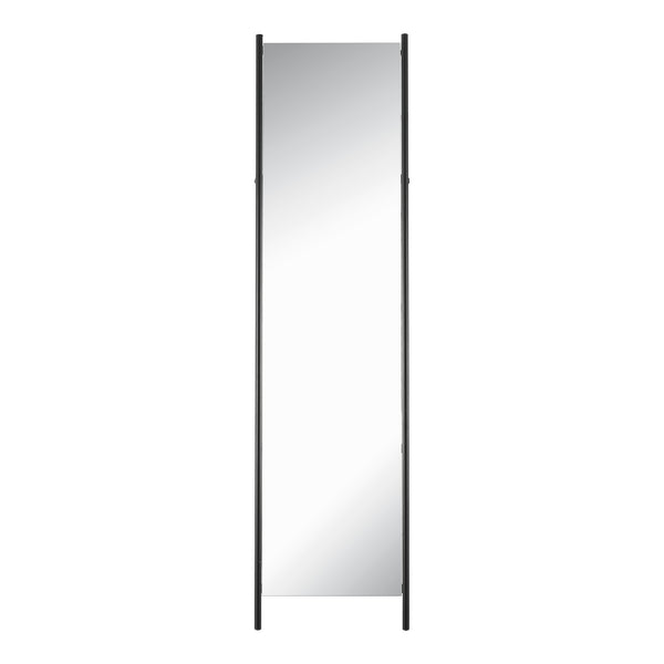 Miroir sur pied Martano 160 x 43 x 49 cm noir [en.casa]
