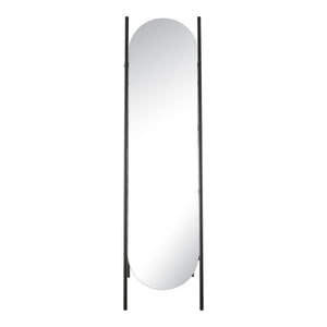 Miroir sur pied Fardella 150 x 41 x 60 cm noir [en.casa]