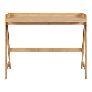 Bureau Härryda bambou 123 x 53 x 80 cm naturel [en.casa]
