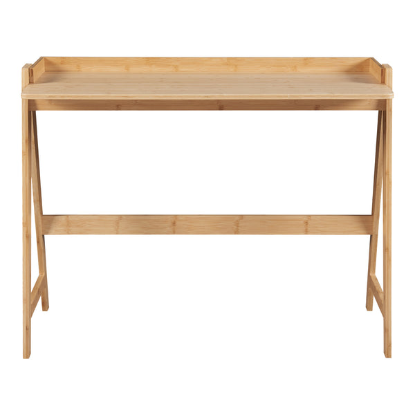 Bureau Härryda bambou 123 x 53 x 80 cm naturel [en.casa]