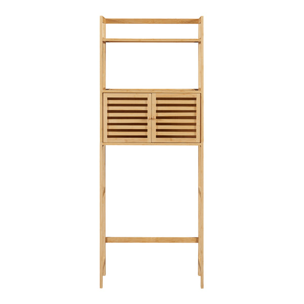 Ombouwkast Haugesund voor toilet 157,5x60x25,5 cm bamboe naturel [en.casa]