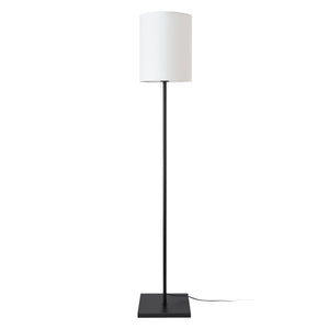 lux.pro Staande lamp Solna vloerlamp 157,5 cm zwart en wit E27