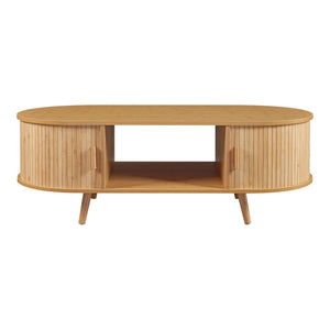 Table basse Nordkapp bambou 120 x 55 x 40 cm naturel [en.casa]
