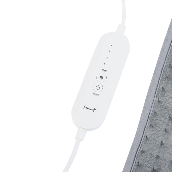 Coussin chauffant électrique Bella 40 x 30 cm gris [en.casa]