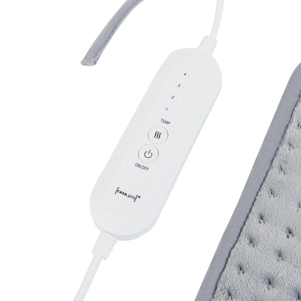 Coussin chauffant électrique Calvera 80W 50 x 40 cm gris [en.casa]