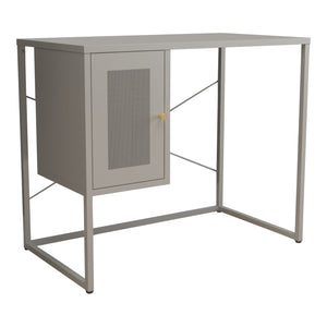 Bureau Sund metaal 75x100x50 cm grijs [en.casa]