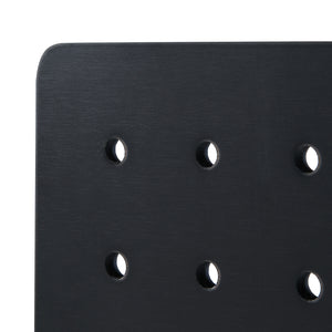 Wandplank Dønna 60x15x40 cm mdf zwart [en.casa]