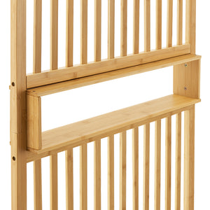 Kamerscherm Fron scheidingswand 197x75,5x40 cm bamboe [en.casa]