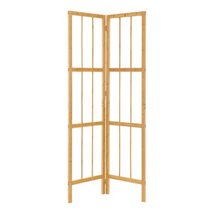 Wandkapstok Hyllestad opvouwbaar 165,5x90x8 cm bamboe [en.casa]