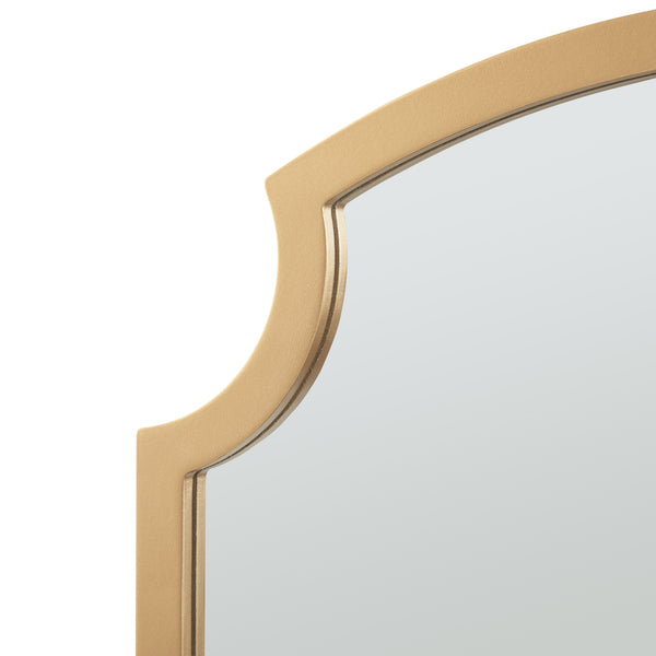 [en.casa] Wandspiegel Aura 80x55 cm goudkleurig