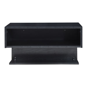 Wandrek Gauldal 56,5x30x31,5 cm zwart [en.casa]